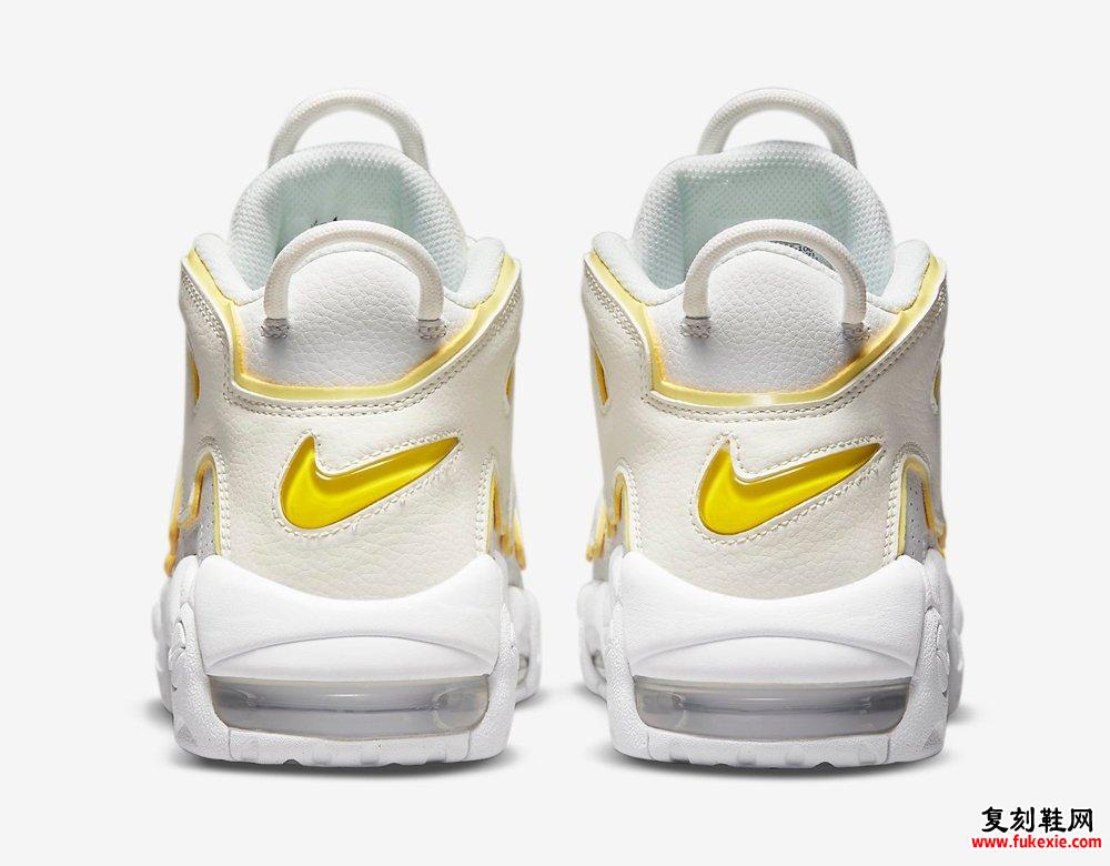 Nike Air More Uptempo White Yellow DM3035-100发售日期