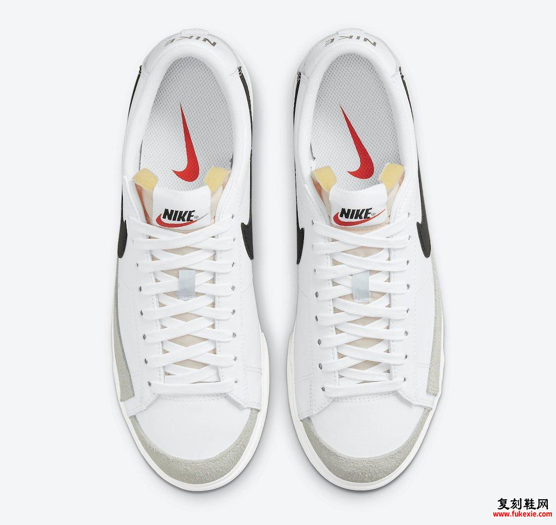 Nike Blazer Low Platform White Black DJ0292-101发售日期信息