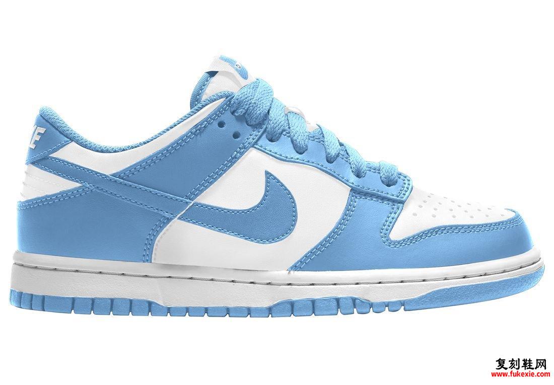 Nike Dunk Low University Blue DD1391-102发售日期