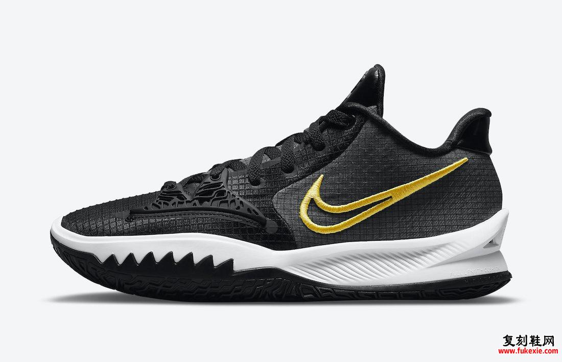 Nike Kyrie Low 4 Black White Yellow CZ0105-001发售日期信息