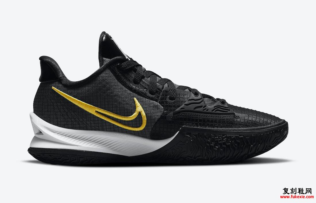 Nike Kyrie Low 4 Black White Yellow CZ0105-001发售日期信息