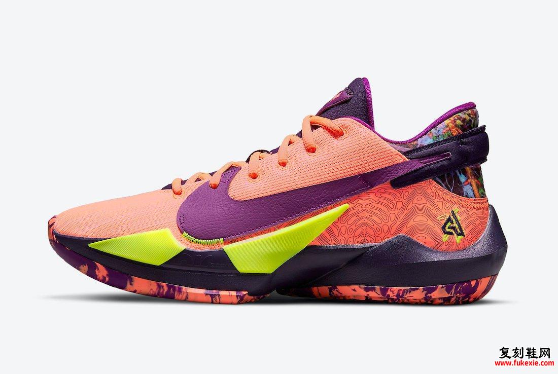 Nike Zoom Freak 2 Bright Mango CW3162-800发售日期