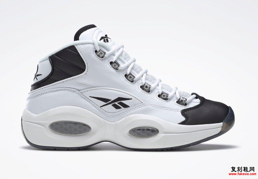 Reebok Question Mid为什么不选择我们黑色脚趾GX5260发售日期