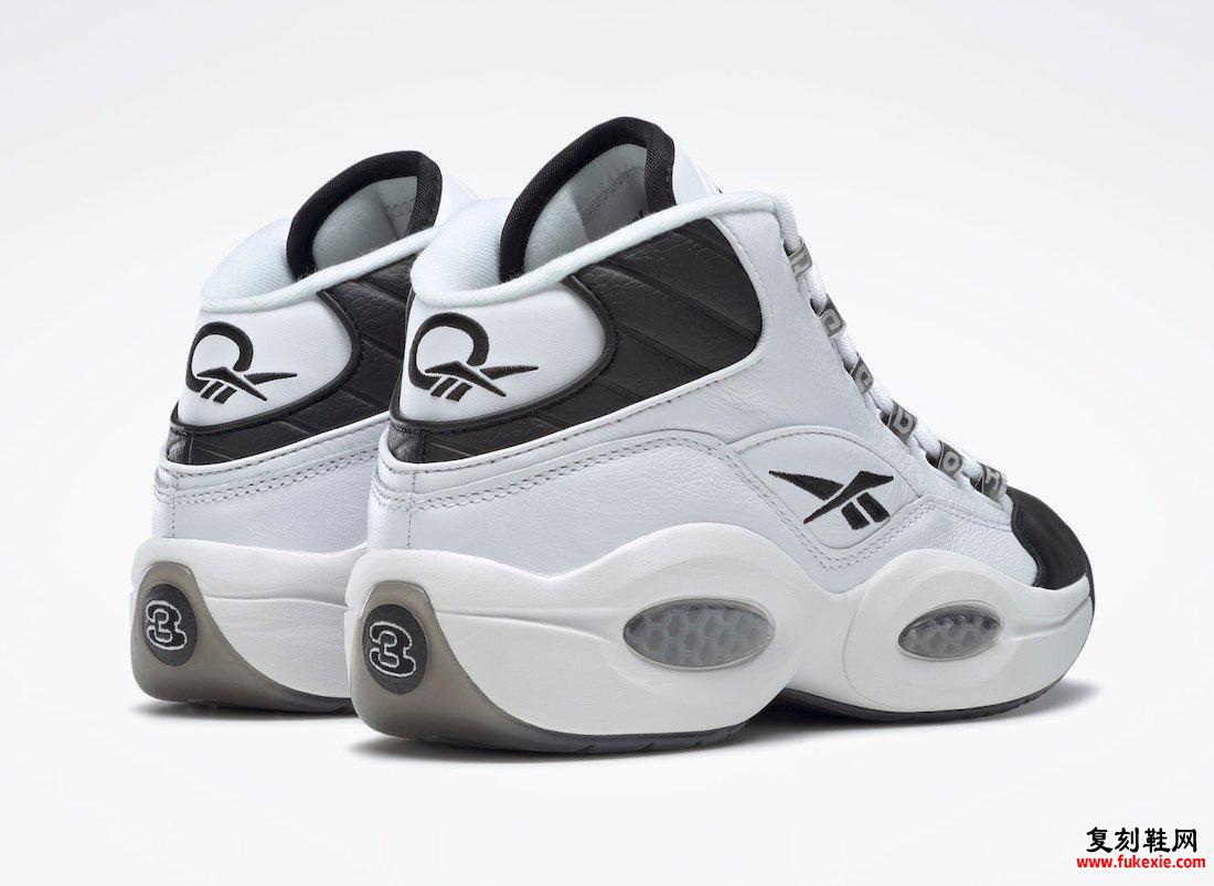 Reebok Question Mid为什么不选择我们黑色脚趾GX5260发售日期