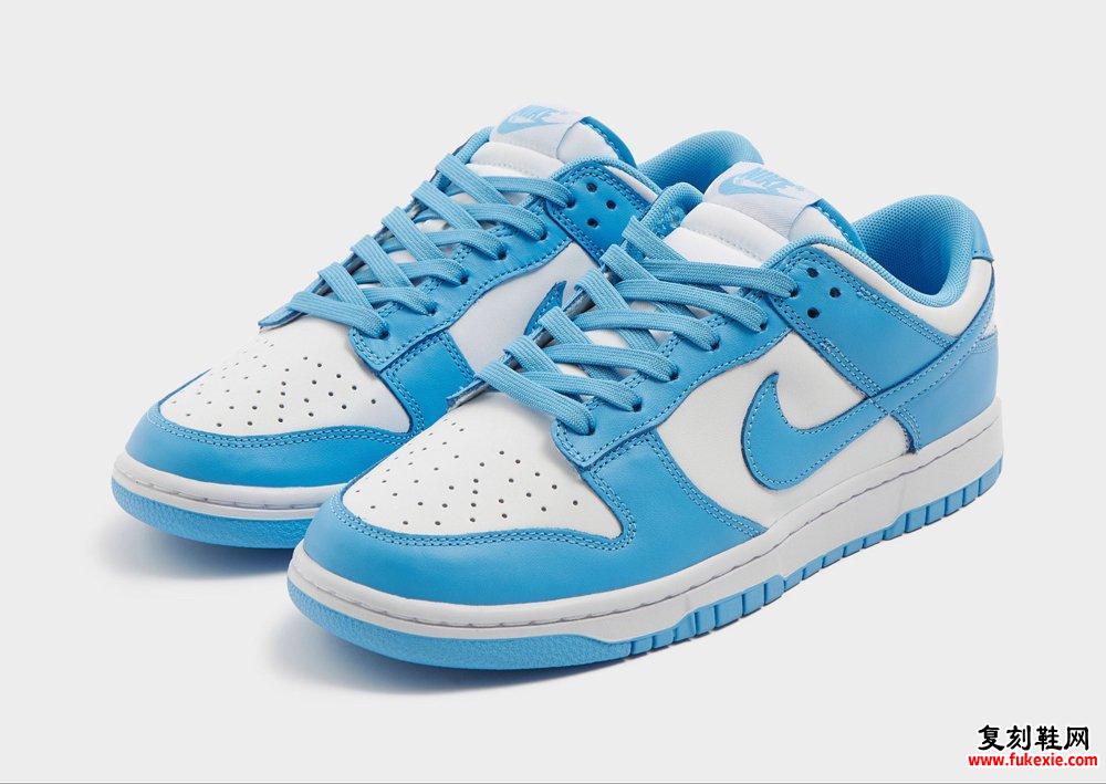 University Blue Nike Dunk Low DD1391-102发售信息价格