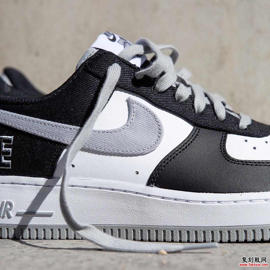 Nike Air Force 1 LV8 EMB黑色Flat Silver CT2301-001发售日期