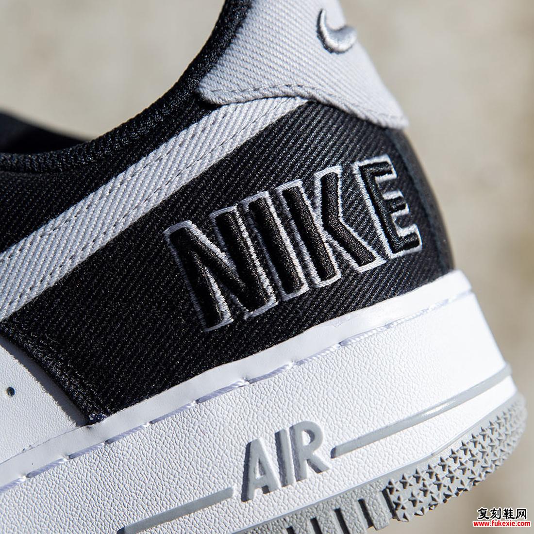 Nike Air Force 1 LV8 EMB黑色Flat Silver CT2301-001发售日期