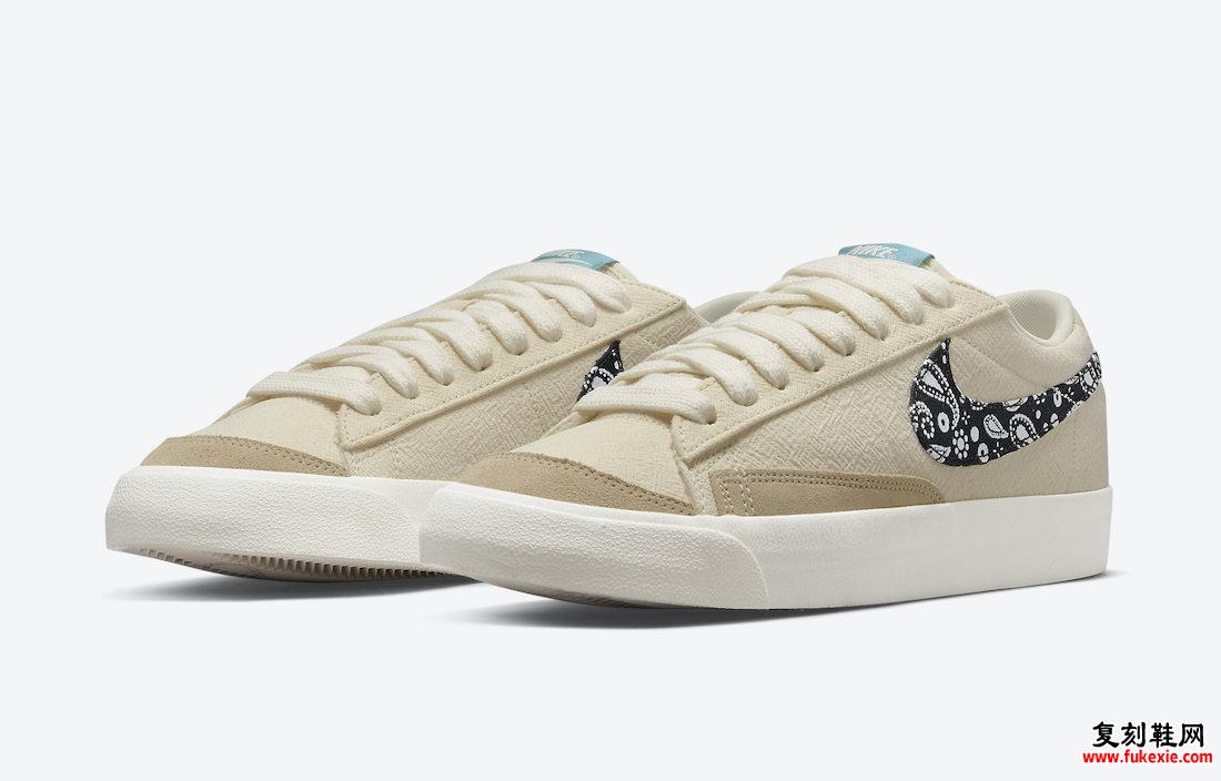 Nike Blazer Low Paisley Swoosh DJ4665-100发售日期