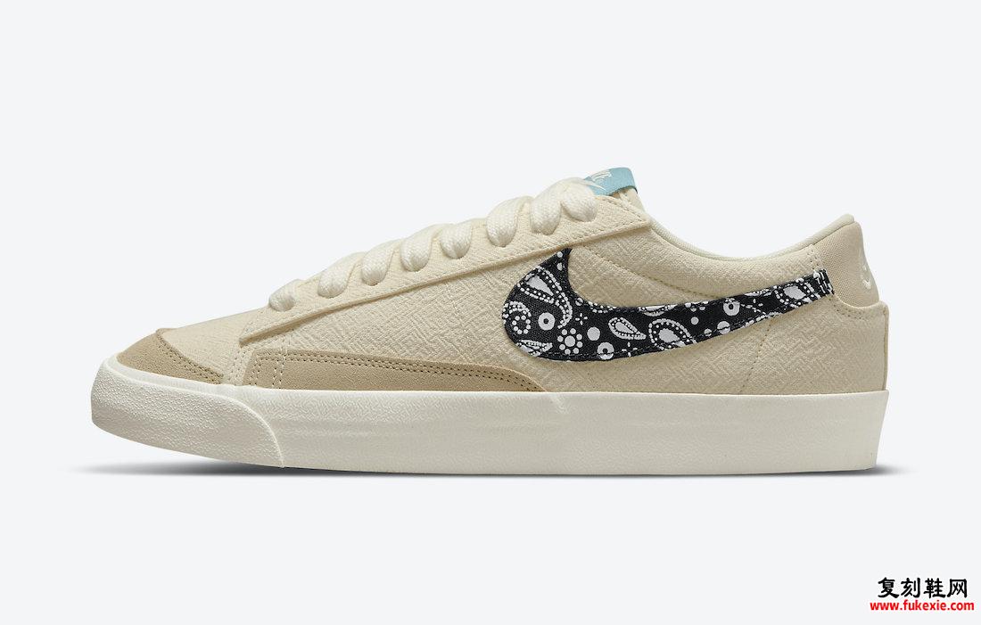 Nike Blazer Low Paisley Swoosh DJ4665-100发售日期