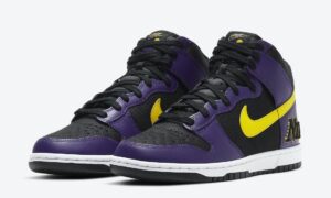 Nike Dunk High EMB Lakers DH0642-001发售日期