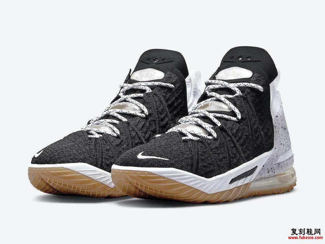 Nike LeBron 18 Black Gum CQ9283-007发售日期