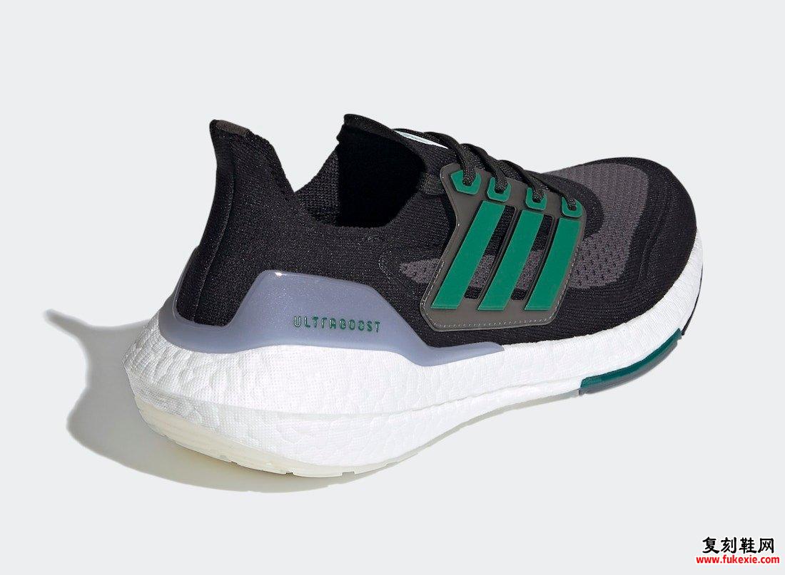 adidas Ultra Boost 2021 Black Sub Green FZ1923发售日期