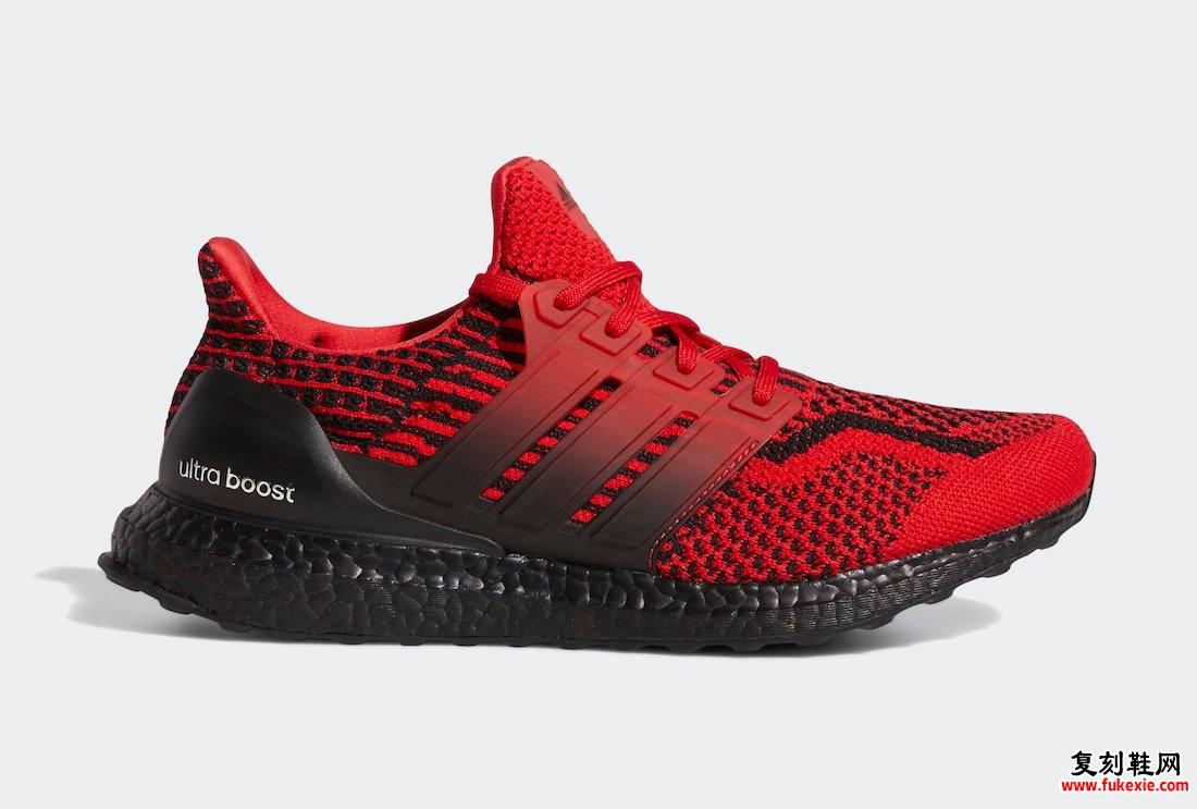 adidas Ultra Boost 5.0 DNA Scarlet Black H01014发售日期