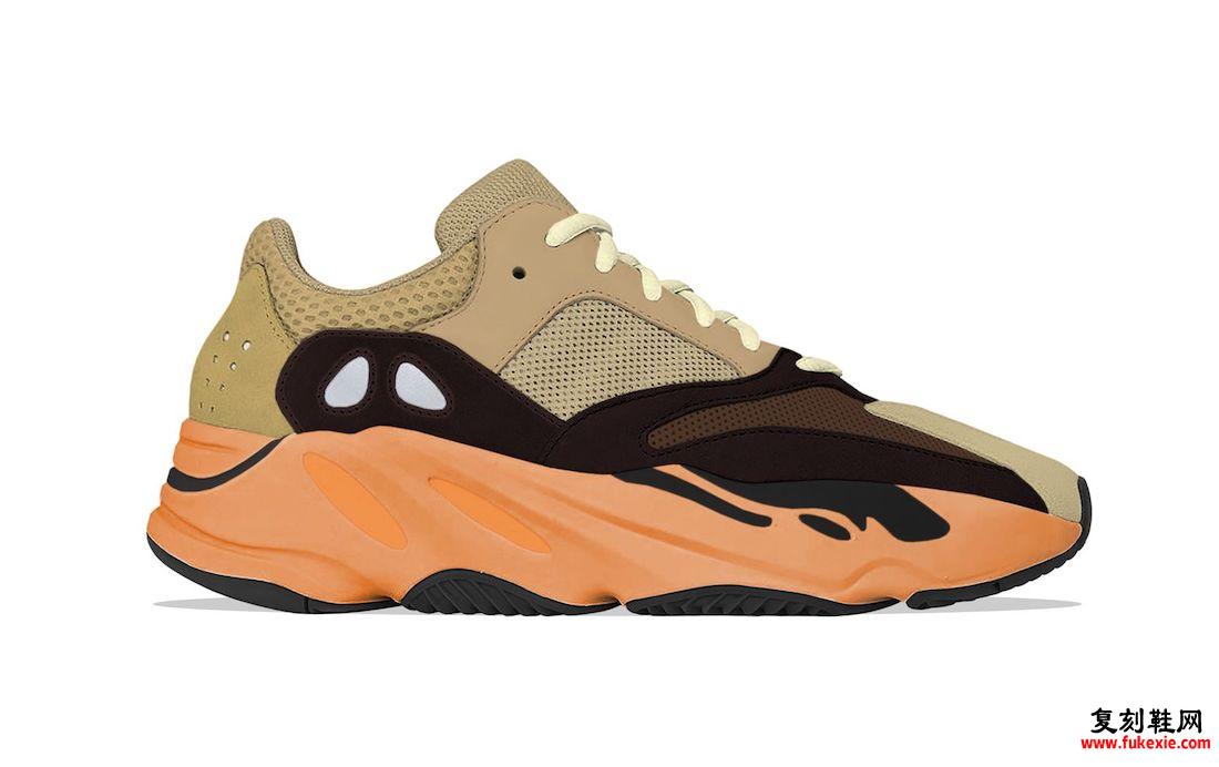 adidas Yeezy Boost 700 Enflame Amber发售日期