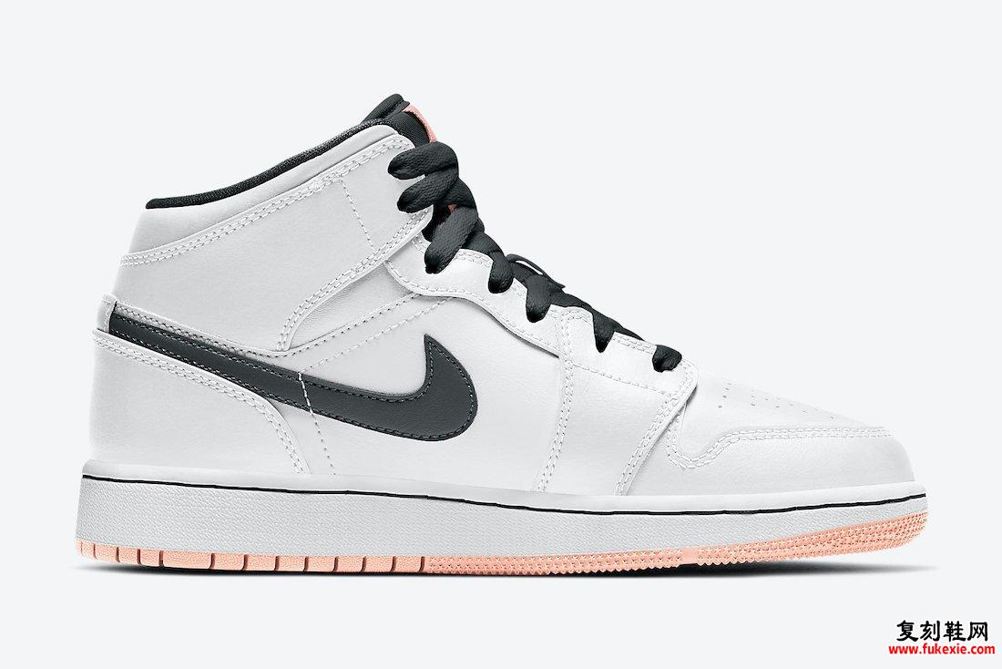 Air Jordan 1 Mid GS Arctic Orange 554725-180发售日期