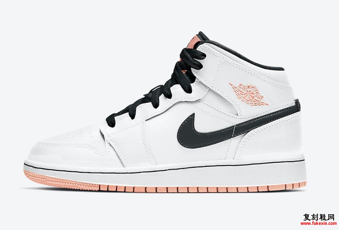 Air Jordan 1 Mid GS Arctic Orange 554725-180发售日期