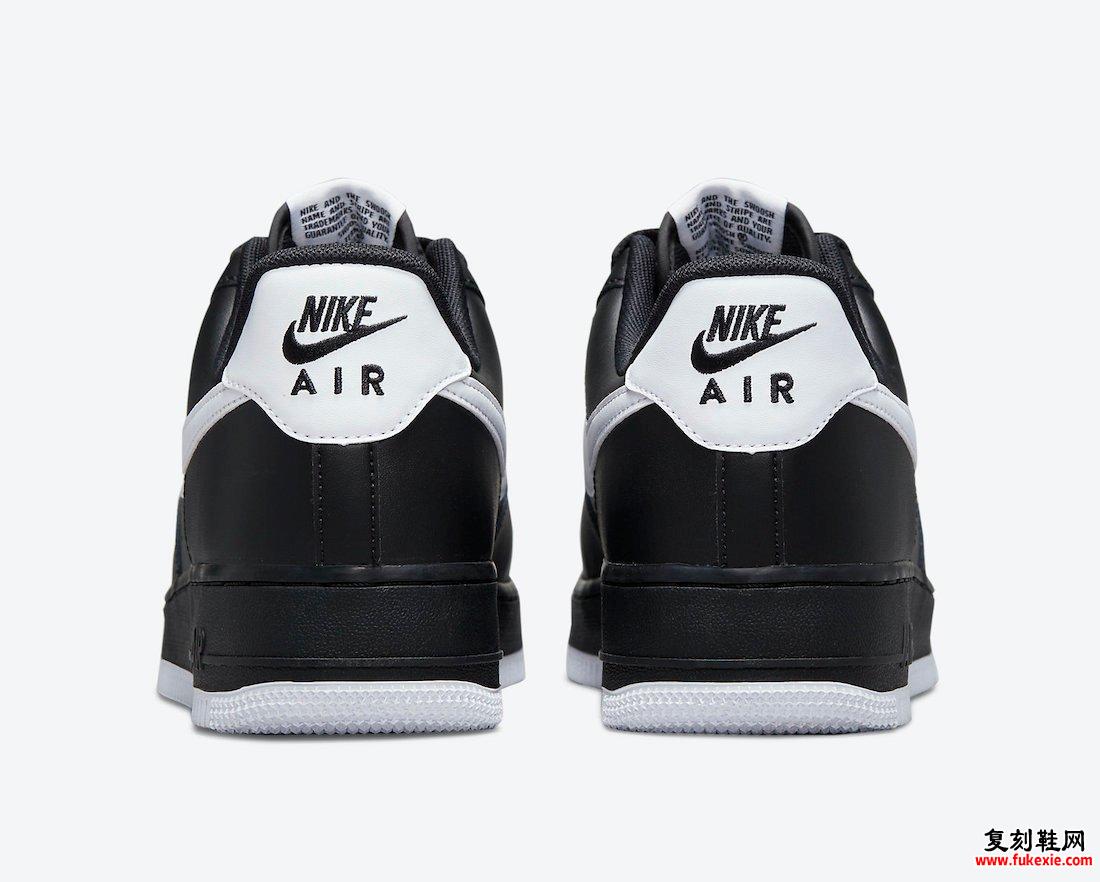 Nike Air Force 1 Low Black White DC2911-002发售日期信息