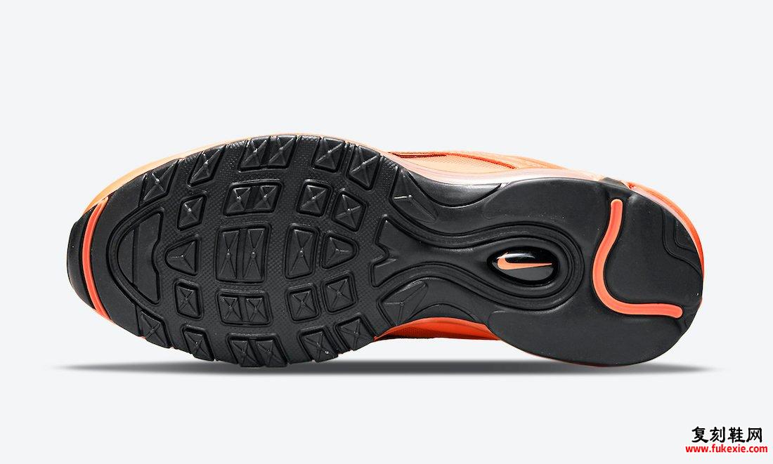 Nike Air Max 97 Orange Black DM8338-800发售日期