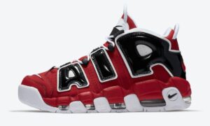 Nike Air More Uptempo Bulls Black Varsity Red 921948-600发售日期