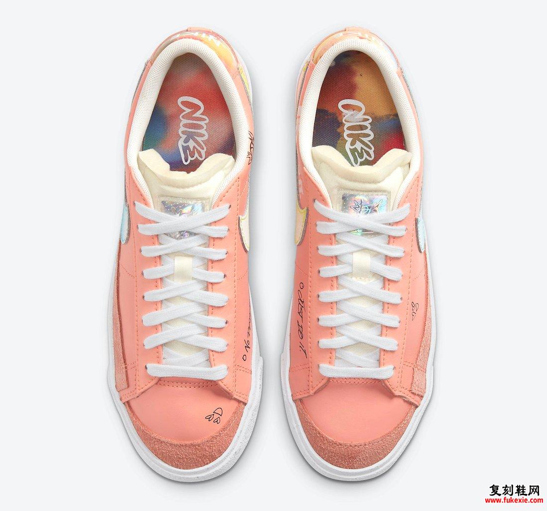 Nike Blazer Low 77 WMNS Ecstasy Crimson DJ4281-641发售日期