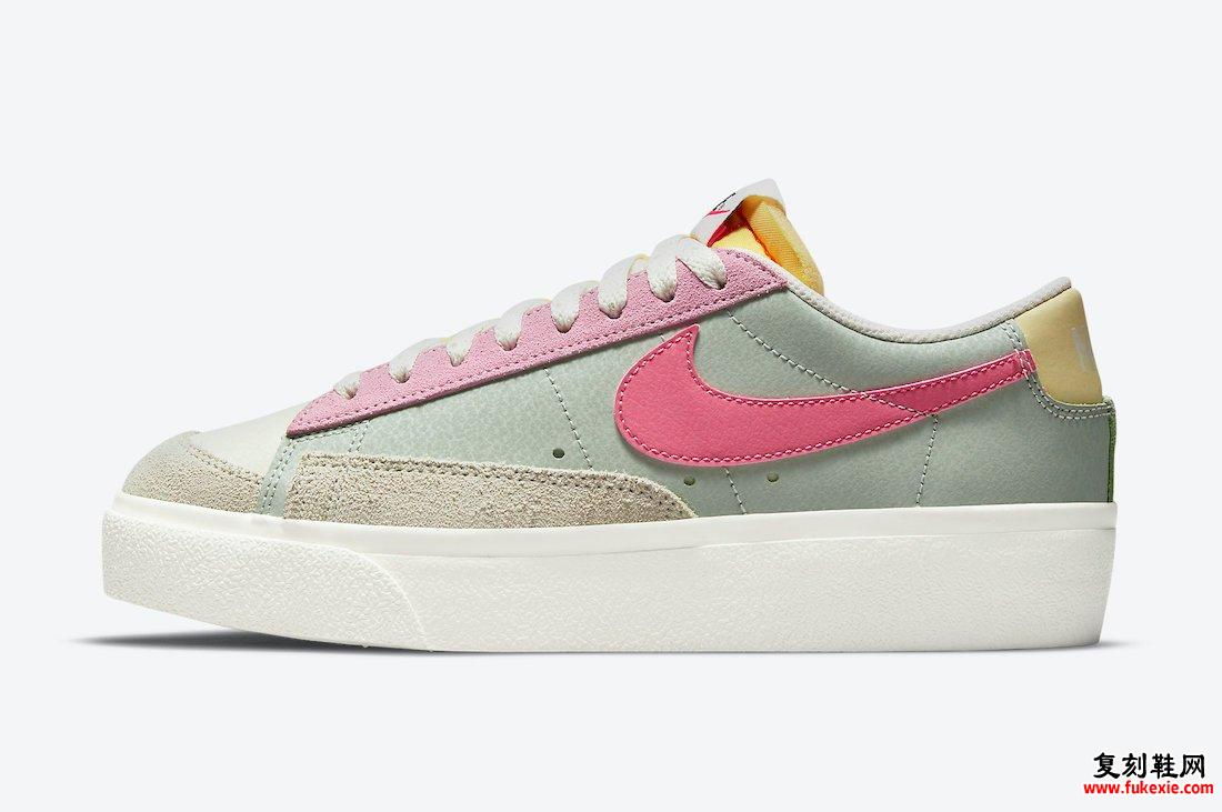 Nike Blazer Low Platform Seafoam DM9464-001发布日期信息