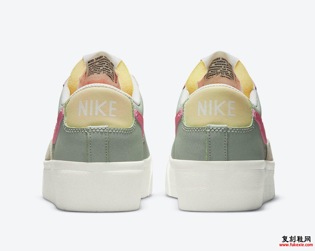 Nike Blazer Low Platform Seafoam DM9464-001发布日期信息