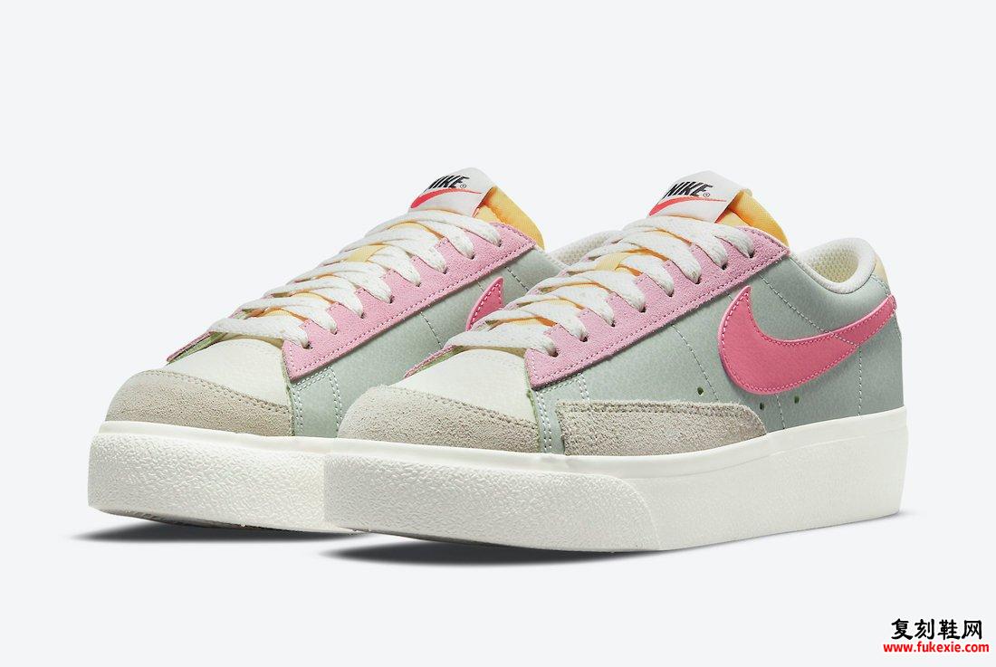 Nike Blazer Low Platform Seafoam DM9464-001发布日期信息