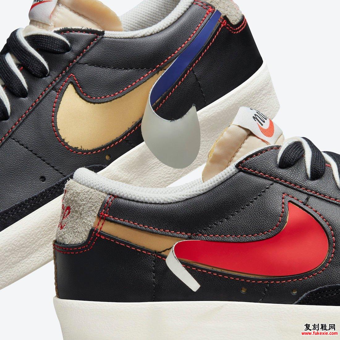 Nike Blazer Low Removable Swoosh Logos DH4370-001发售日期信息