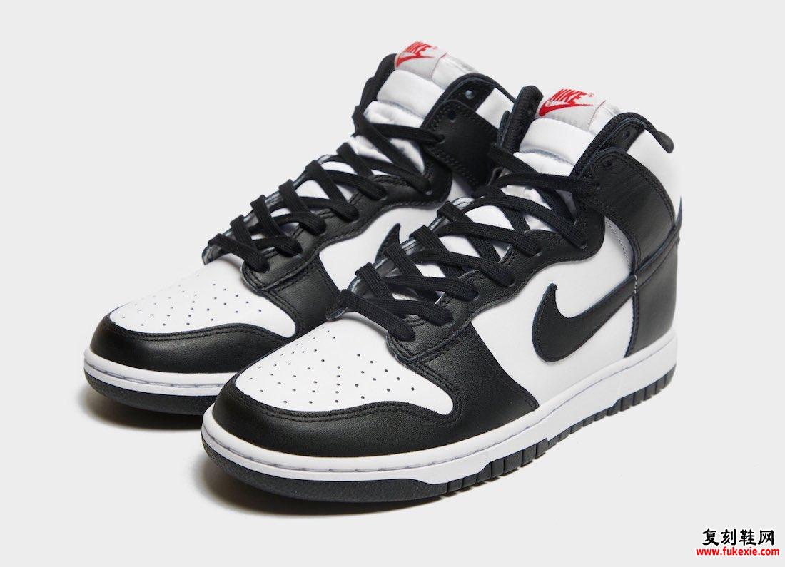 Nike Dunk High White Black University Red DD1869-103发售日期信息