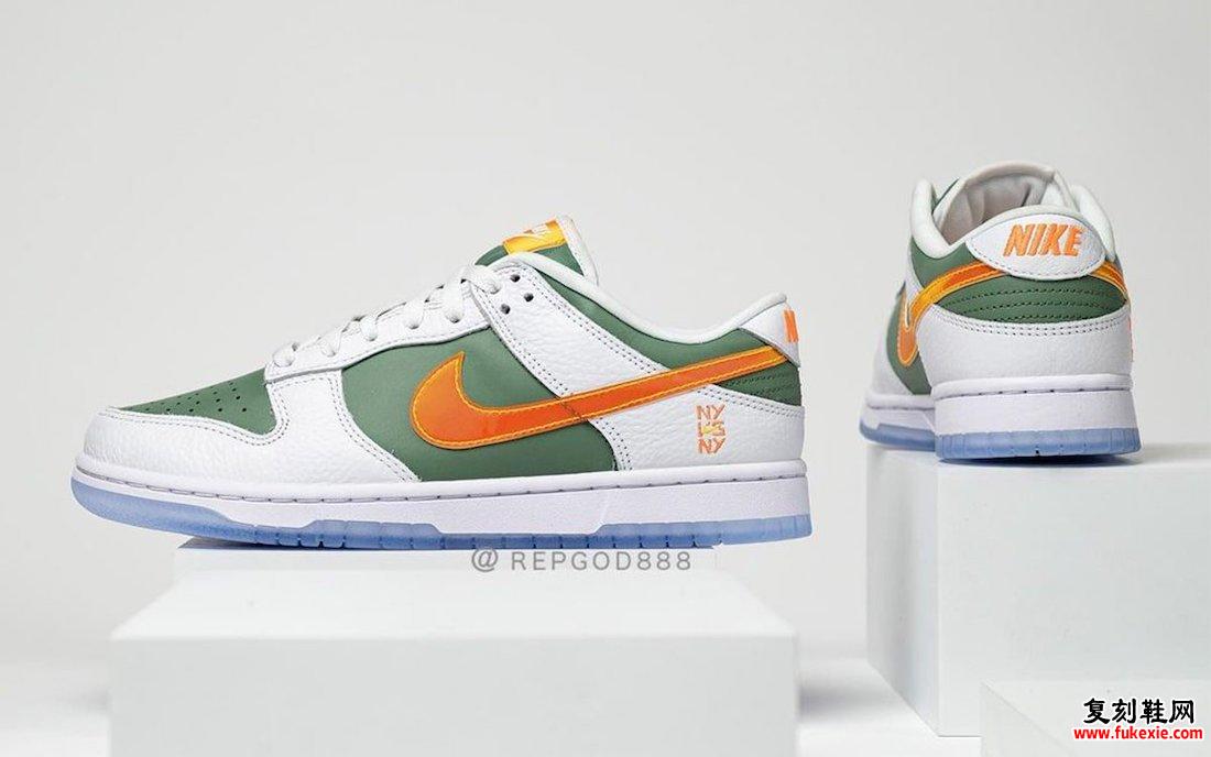 Nike Dunk Low NY vs纽约Nike Dunk Low NY vs NY DN2489-300发布日期信息