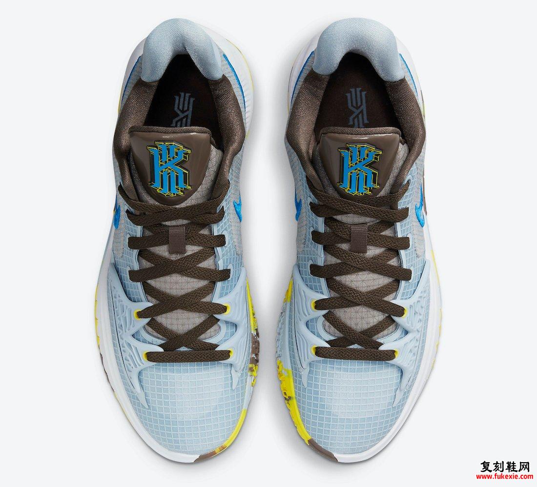 Nike Kyrie Low 4 Light Armory Blue CW3985-400发售日期