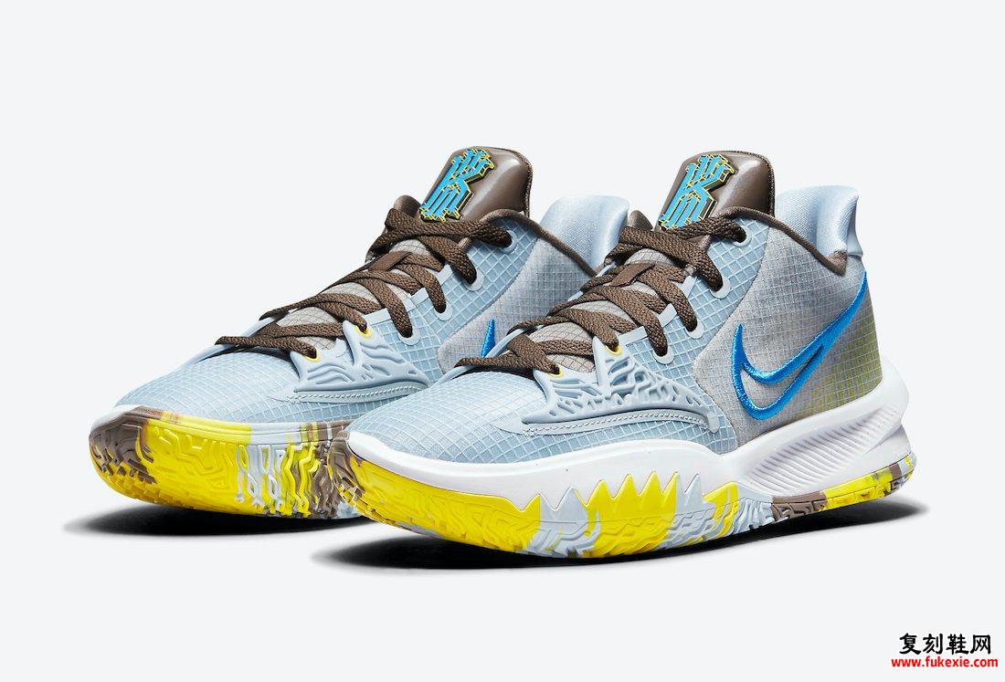 Nike Kyrie Low 4 Light Armory Blue CW3985-400发售日期