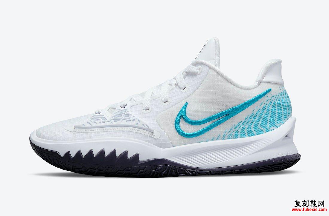 Nike Kyrie Low 4 White Laser Blue CW3985-100发售日期