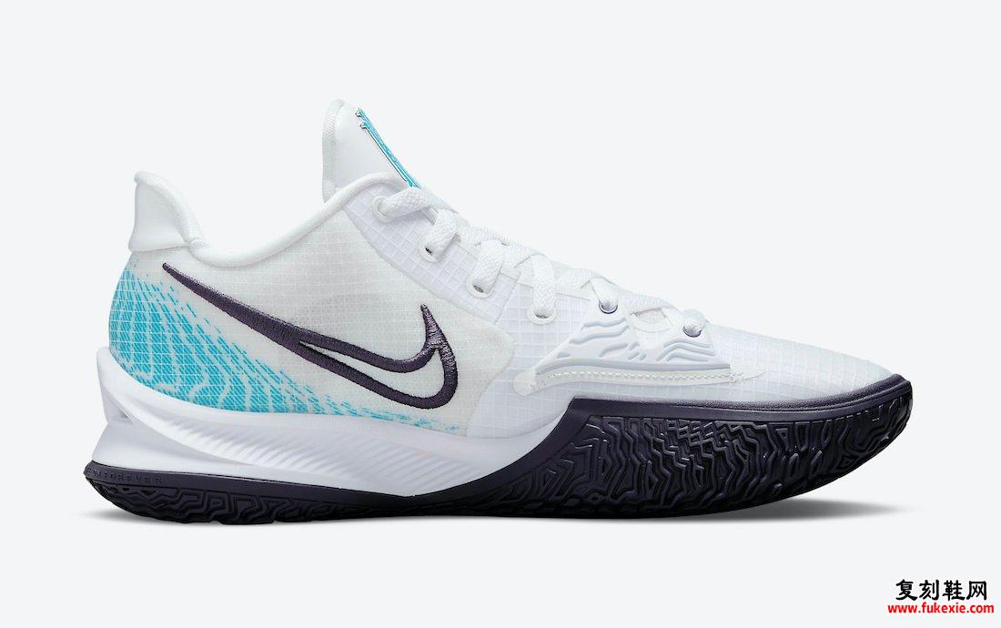 Nike Kyrie Low 4 White Laser Blue CW3985-100发售日期