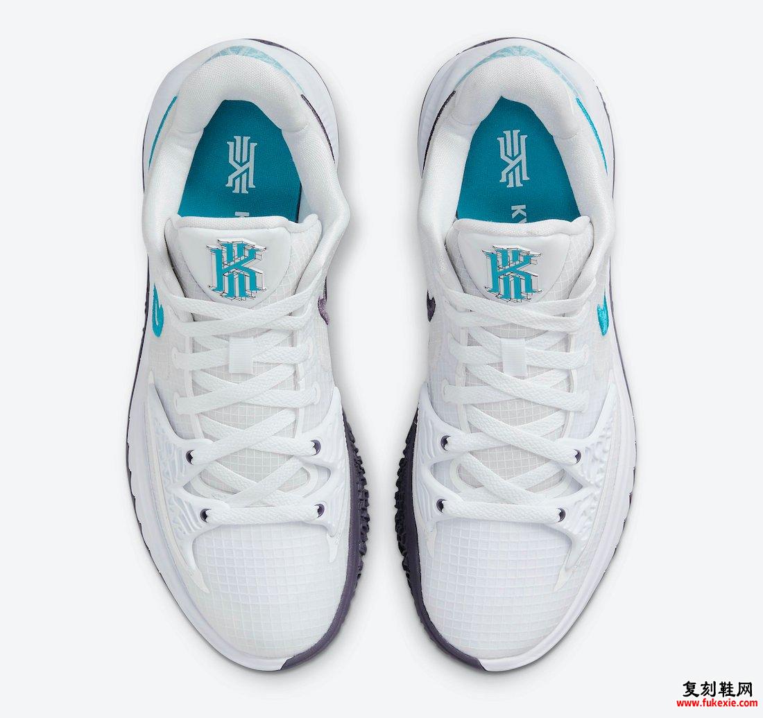 Nike Kyrie Low 4 White Laser Blue CW3985-100发售日期