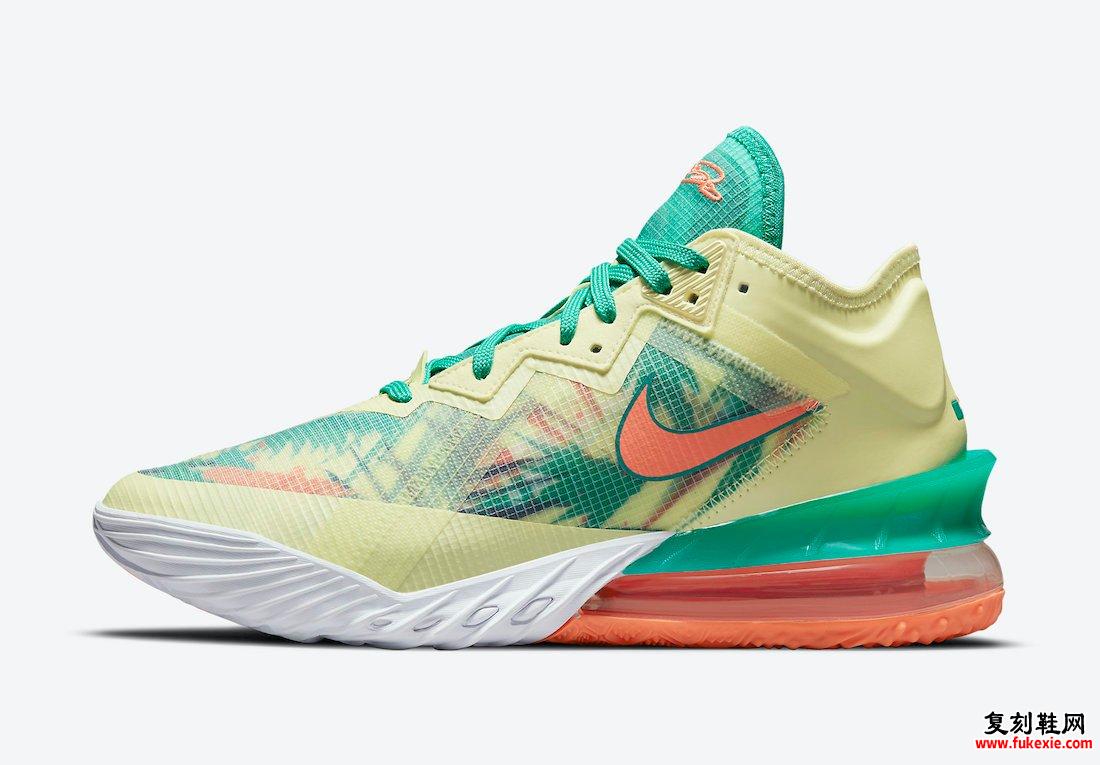 Nike LeBron 18 Low LeBronold Palmer CV7562-300发售日期