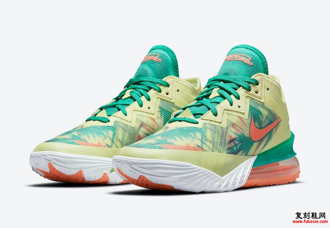 Nike LeBron 18 Low LeBronold Palmer CV7562-300发售日期