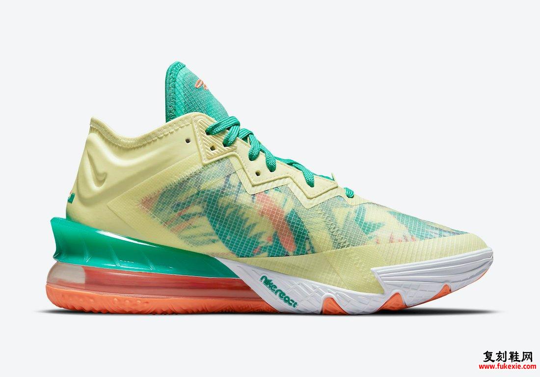 Nike LeBron 18 Low LeBronold Palmer CV7562-300发售日期