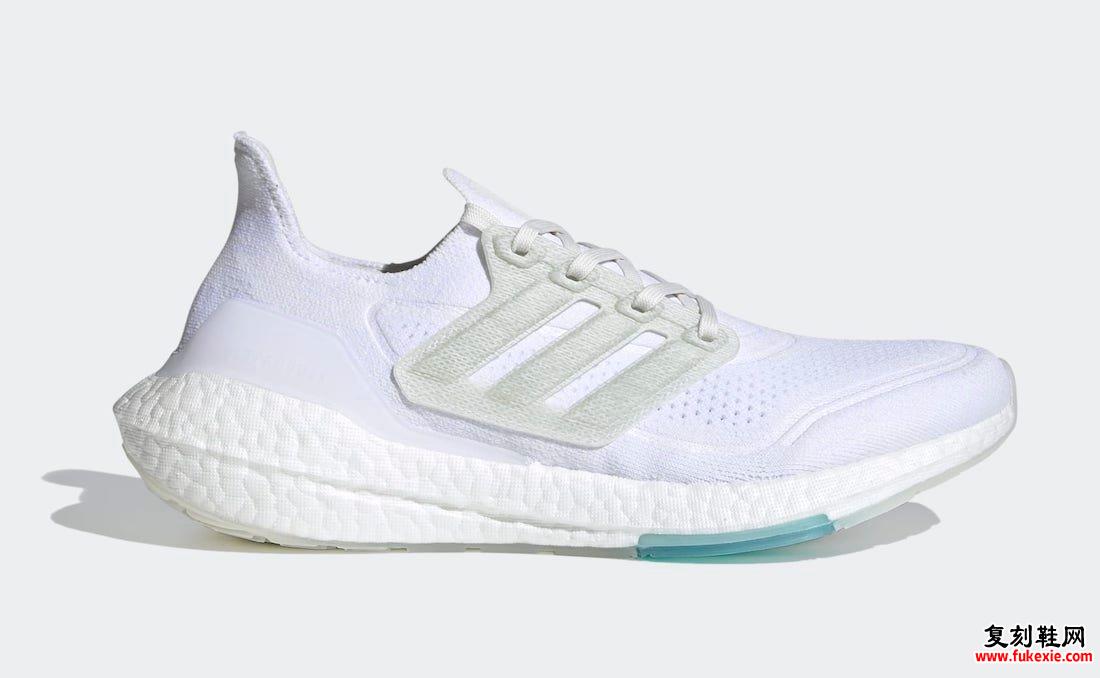 Parley adidas Ultra Boost 2021 Cloud White FZ1927发售日期