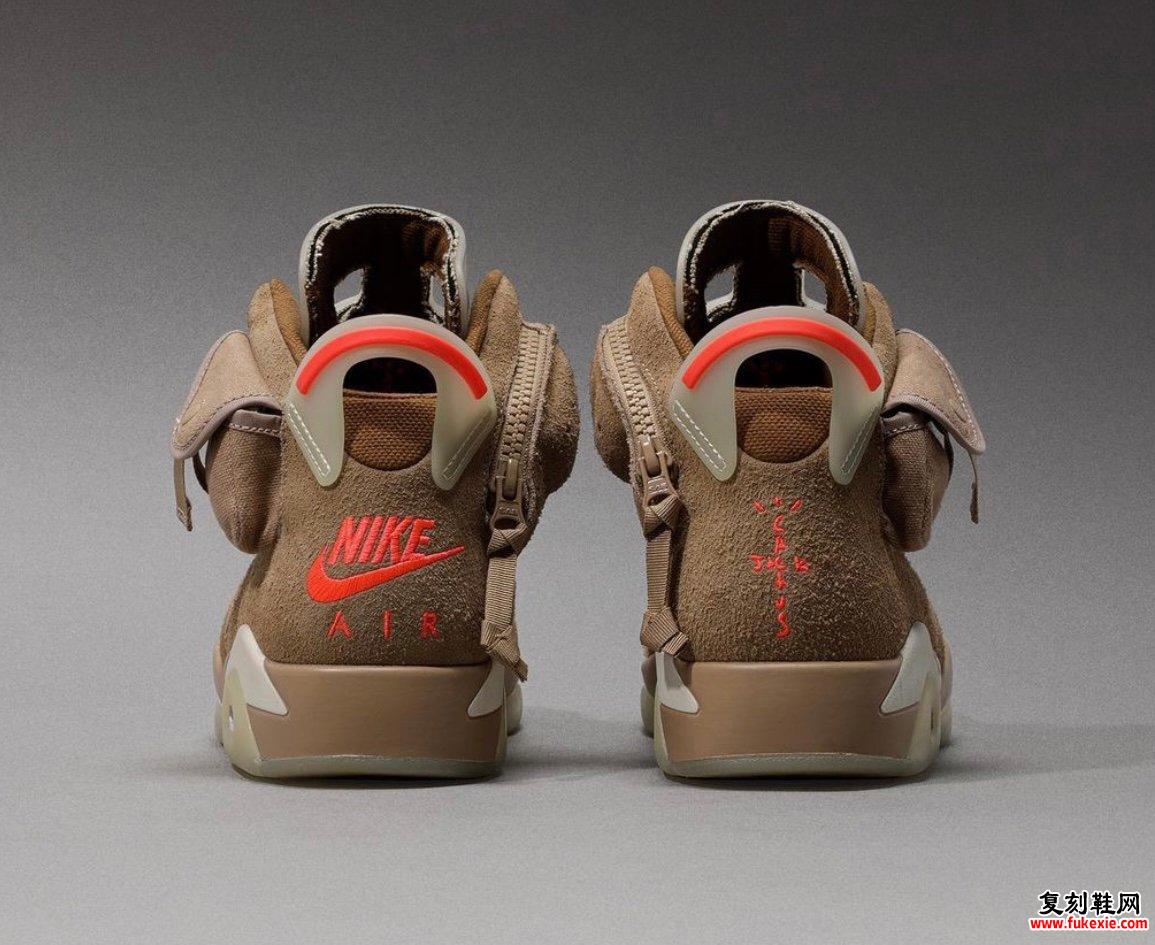 Travis Scott x Air Jordan 6 British Khaki DH0690-200发售信息价格