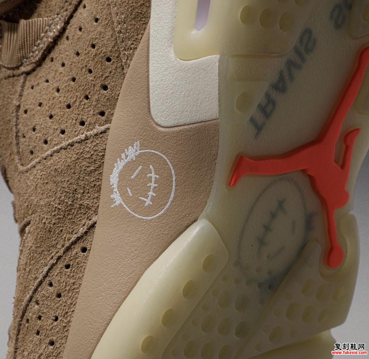 Travis Scott x Air Jordan 6 British Khaki DH0690-200发售信息价格