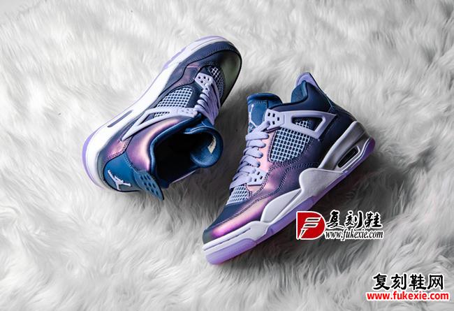 Air Jordan 4,AJ4,BQ9043-400,Mo  小姐姐们心动了么？变色龙 Air Jordan 4 美图欣赏！