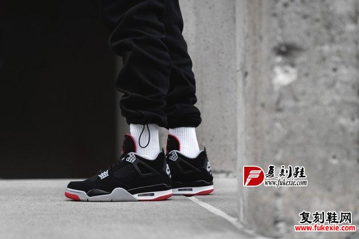 Air Jordan 4 Retro「Bred」最新复刻版本上脚预览