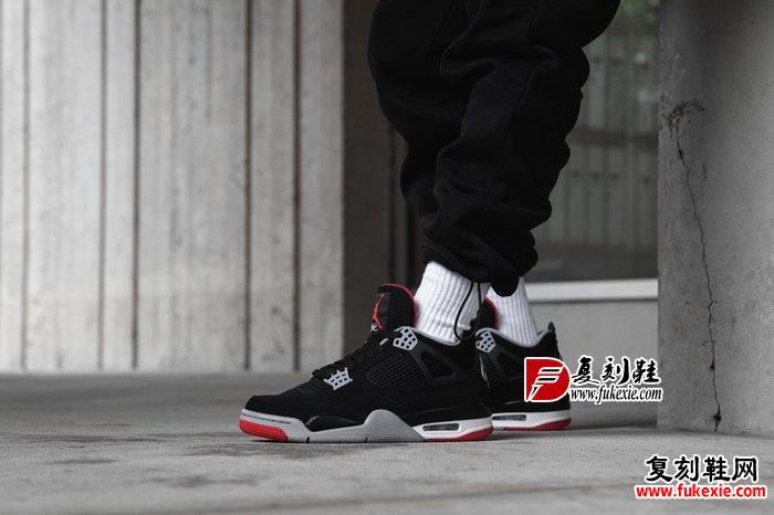 Air Jordan 4 Retro「Bred」最新复刻版本上脚预览