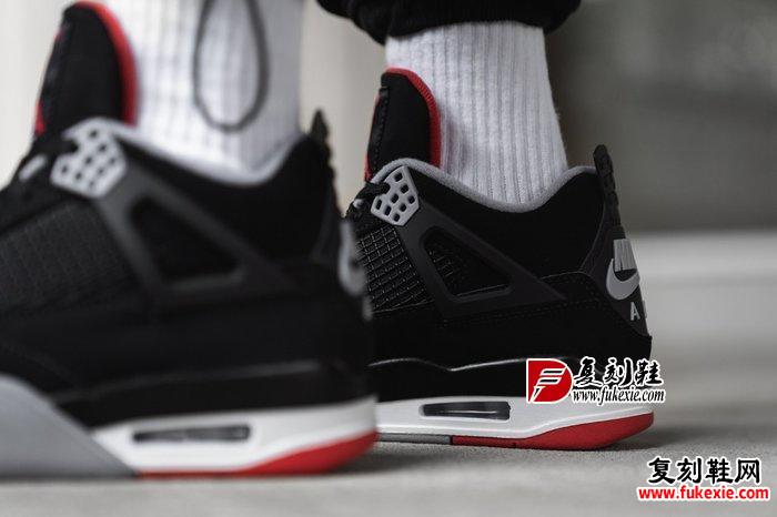 Air Jordan 4 Retro「Bred」最新复刻版本上脚预览