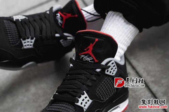 Air Jordan 4 Retro「Bred」最新复刻版本上脚预览