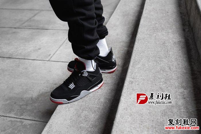 Air Jordan 4 Retro「Bred」最新复刻版本上脚预览