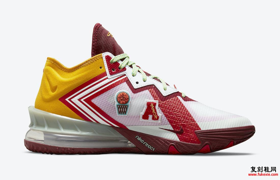 Mimi Plange x Nike LeBron 18 Low Higher Learning CV7562-102发售日期