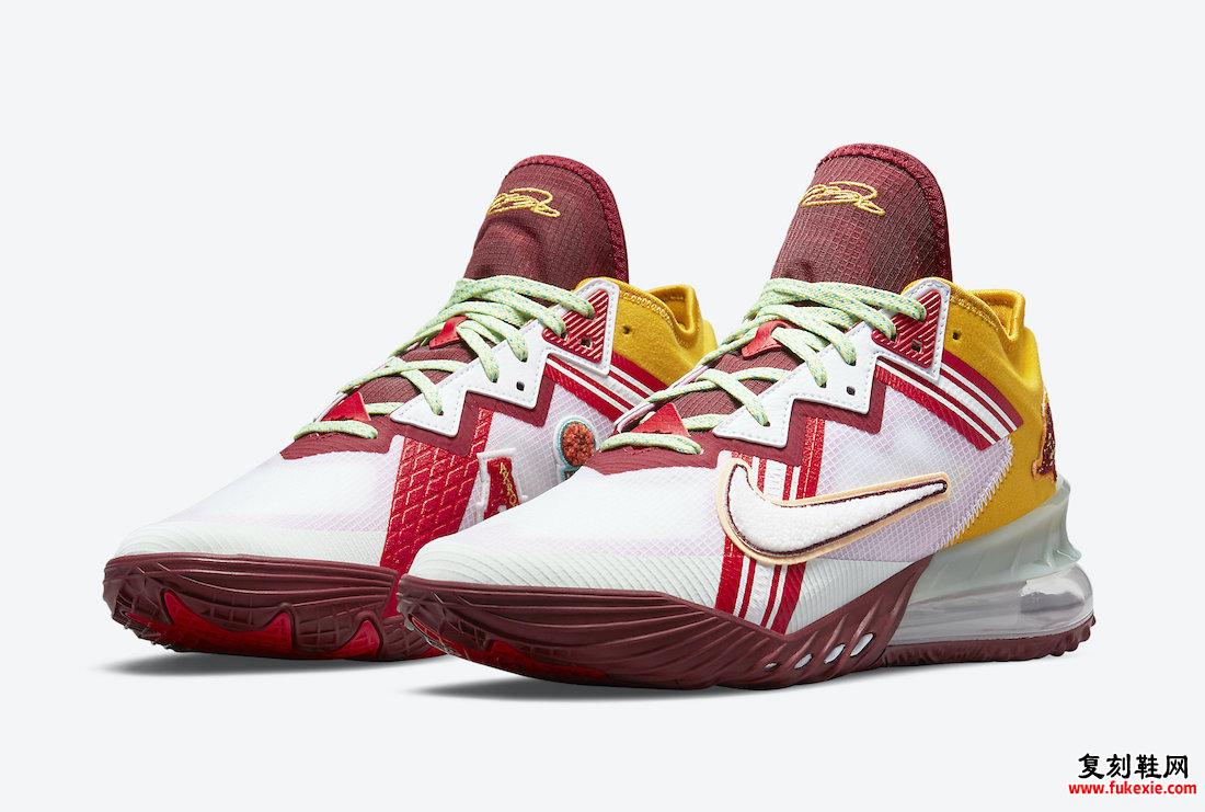 Mimi Plange x Nike LeBron 18 Low Higher Learning CV7562-102发售日期