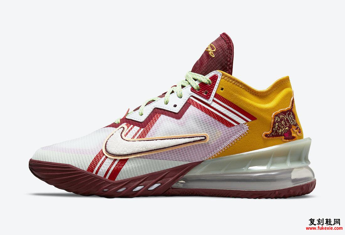 Mimi Plange x Nike LeBron 18 Low Higher Learning CV7562-102发售日期